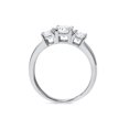 thumbnail image 2 of 1ct Diamond 3 Three Stone Engagement Ring 10K White Gold, 2 of 4