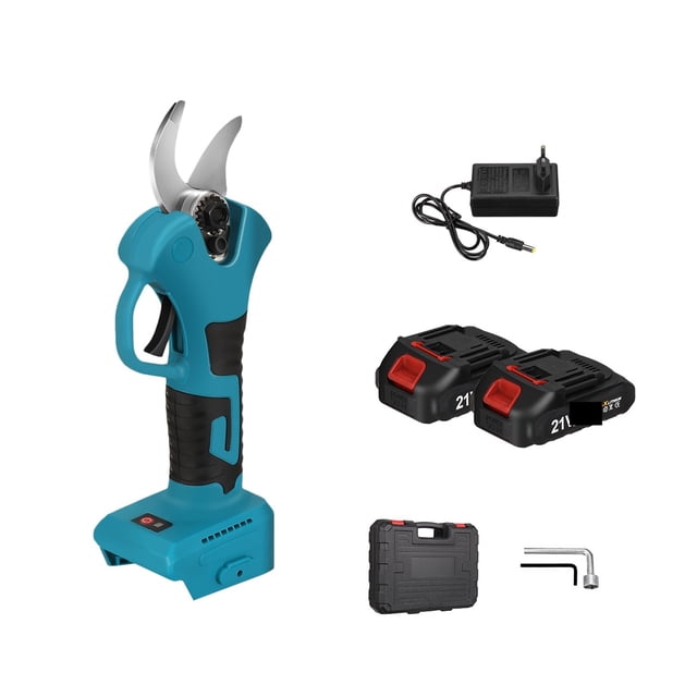 1300W 30mm Brushless Electric Pruner Shear Cordless Rechargeable Fruit Tree Bonsai Pruning Branches Tool ,Less Effort