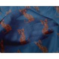 thumbnail image 4 of oneOone Silk Tabby Fabric Cat Ikat Print Fabric By Yard 42 Inch Wide, 4 of 4
