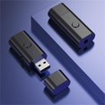 thumbnail image 2 of Blue Tooth 5.3 Transmitter Receiver 3.5mm Aux Wireless USB Adapter Low Latency Built In Mic Music Streaming Handsfree Calls Driver For TV PC Home/Car Stereo, 2 of 6