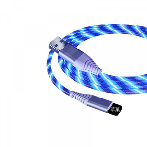 YSTINNG Light Up Magnetic Charging Cable Multipurpose Charging Cable Smart Colorful Light Glowing USB Cable Fast Universal Charger Cable A311-001