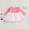 thumbnail image 4 of Robes en Tulle à Manches Longues et Col Rond à Pois pour Bébés Filles, 4 of 9