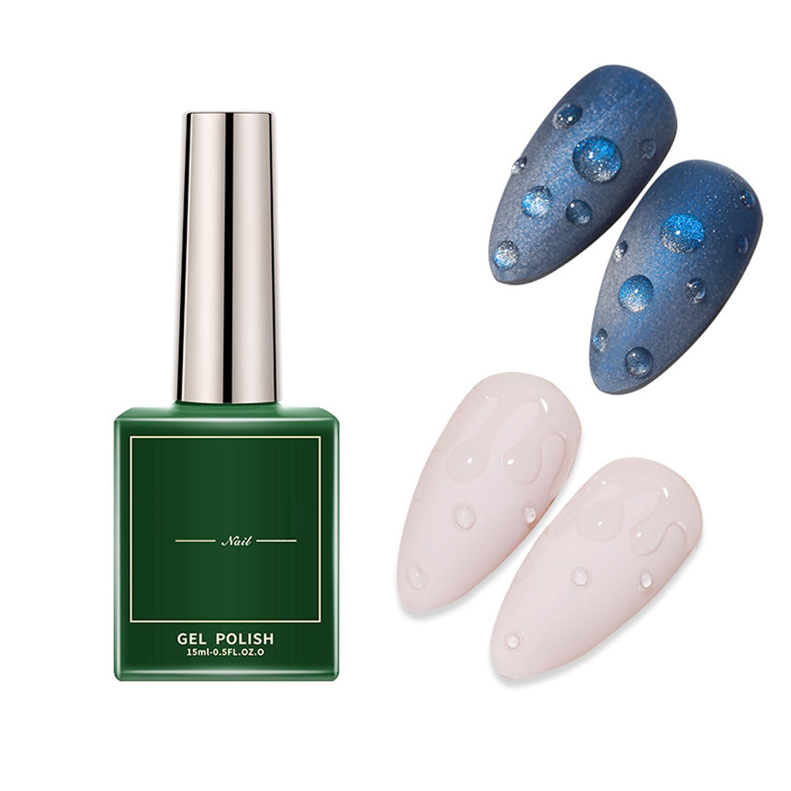 EGNMCR Water Drop Gel Nail Polish Nail Gel Clear Sculpting Gel For Nail Art Water Droplet Rain Drop Effect 15ML Nail Gel