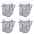 thumbnail image 1 of For Blender Replacement Parts, 4937 Mini Osterizer Blender Jar Accessory, Cup Mini Plastic Jars with Lids (4 Pack), 1 of 7