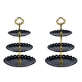 thumbnail image 2 of EGNMCR 3-Tier Cupcake Stand Cake Dessert Wedding Event Party Display Tower Round baking tool, 2 of 3