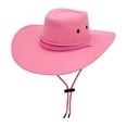 thumbnail image 1 of GDREDA Mens Baseball Caps "Vintage Suede Cowboy Hat British Style Western Rancher Hat For Unisex"，Pink, 1 of 2