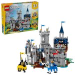 LEGO Creator 3 en 1 Jouet de construction pour le château du Cheval Médiéval Knight - Blocs de construction & Jouet d'apprentissage pour garçons & Filles Âge 9+ - 3 Ensembles de construction de jouets de contes 1 - Cadeau pour les anniversaires - 31168