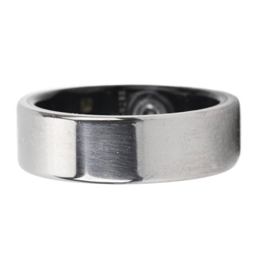 Smart Ring Monitor, Stainless Steel Fitness Finger Smart Health Ring with Charging Case for Sports Sleep Monitoring