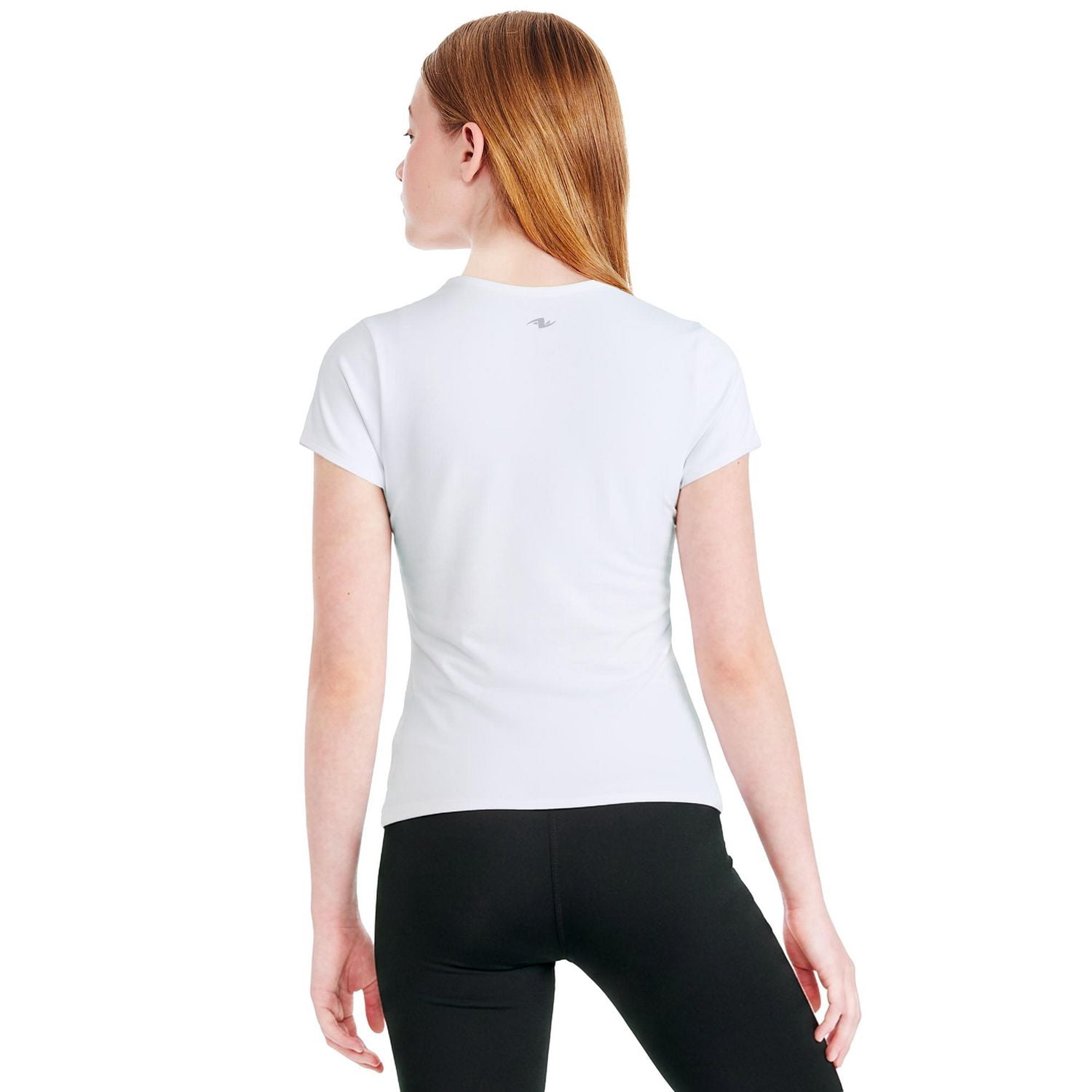 Athletic Works Girls' Crew-Neck Active T-Shirt