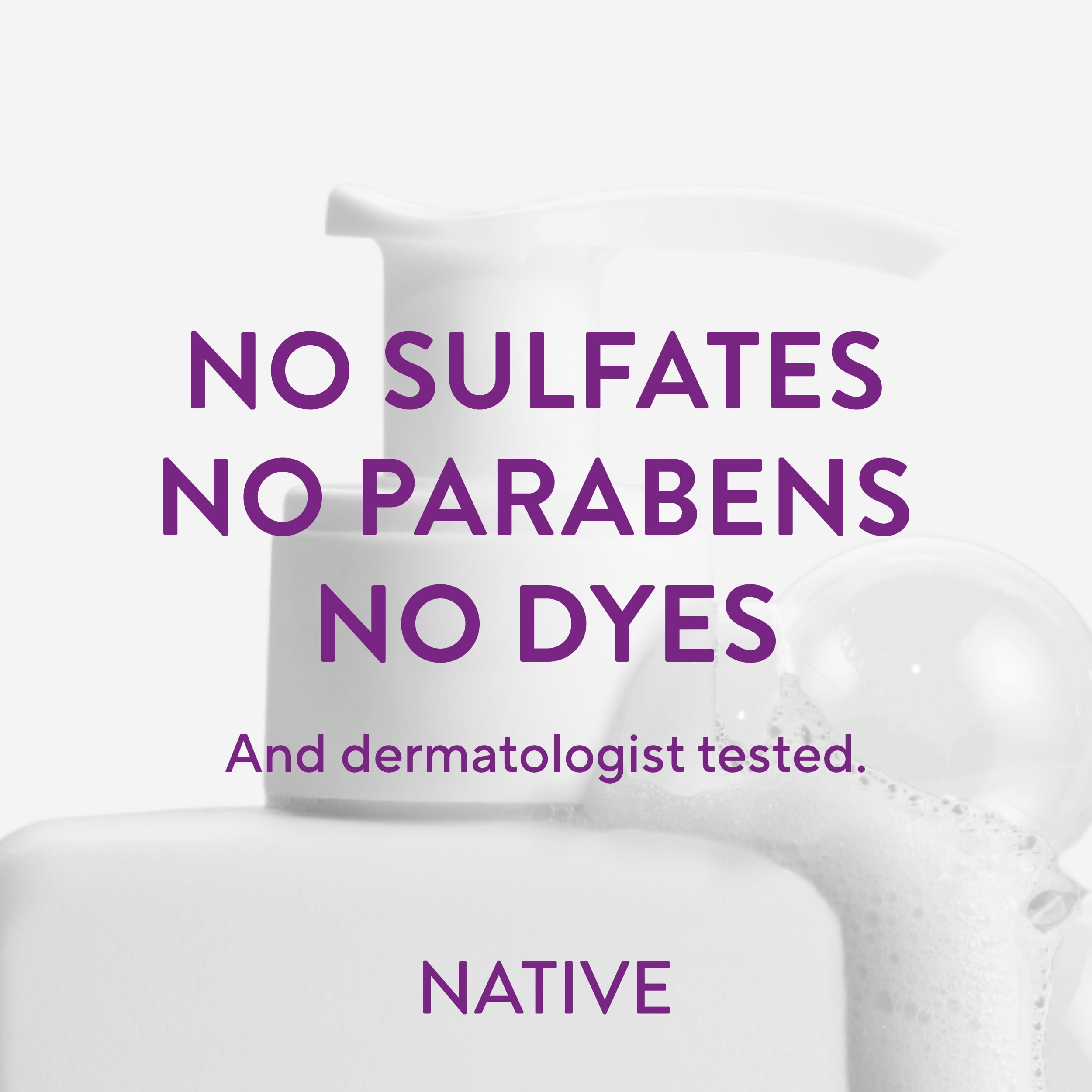 Nettoyant en profondeur pour le visage Native, pour peau grasse à mixte, sans sulfate, avec acide salicylique et eucalyptus, testé dermatologiquement, 370 mL