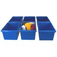 thumbnail image 4 of Storex 5.5 Gallon (21L) Classroom Storage Bin, Blue, 6-Pack, 4 of 9
