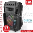 thumbnail image 2 of Escape - Wireless Bluetooth Speaker, Super Bass With FM Radio and Backlight, Black, 2 of 3