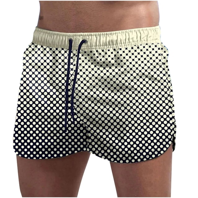 Swimming Trunks for Men,Mens Swimming Trunks,Mens and Womens Five-Point-Drying Drawstring Printing Breathable Sports Surfing Seaside Vacation Beach Trunks Swimming Trunks