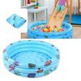 thumbnail image 2 of Domqga Baby Swimming Pool,Indoor Outdoor Baby Swimming Pool Round Inflatable Children Water Game Play Pool Blue,Water Game Play Pool, 2 of 11