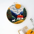 thumbnail image 4 of Vrorvz Beginner-Friendly Wool Felts Painting Needle Felts Kit with Embroidery Frame and Materials Suit DIY Craft Set for Home Decoration and Gift Suit Pack for Crafters, 4 of 5