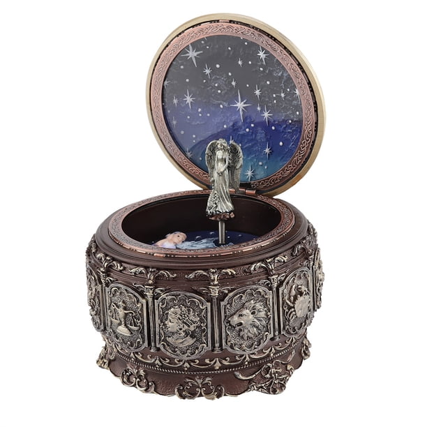 Music Box,Vintage Music Box with Wooden Music Box Musical Box