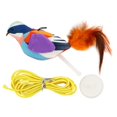 thumbnail image 4 of Tachiuwa Hanging Door Cat Toy Cat Activity Toy Interactive Feather Toy for Training violet, 4 of 9