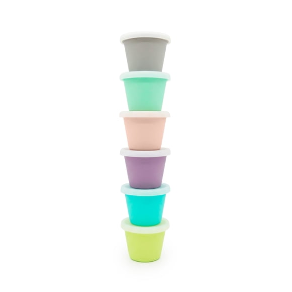 Melii Silicone Food Storage Containers 4 oz 6 pack