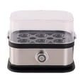 thumbnail image 1 of Binwennn Convenient Intelligent One Click Egg Poacher Egg Cooker For 1 To 6 Eggs Keep Warm Function Egg Cooker Made Of Stainless Steel 200W Kitchen Egg Steamer Home Breakfast Machine Kitchenware, 1 of 8
