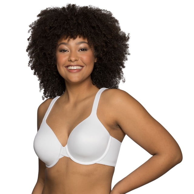 Vanity Fair Womens Beauty Back Lift Underwire Bra, 42D, Star White