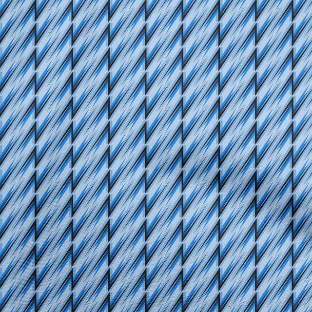 oneOone Rayon Blue Fabric Abstracts Sewing Craft Projects Fabric Prints By Yard 56 Inch Wide