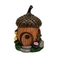thumbnail image 2 of YoGold Solar Acorn House Garden Light – Resin Gnome Statue with LED (Multi-color), 2 of 7