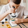 thumbnail image 2 of Microscope for Kids - Science Kit with an Easy-to-Use Kids Microscope  Up to 1200x Zoom  Blank and Prepared Slides, 2 of 6
