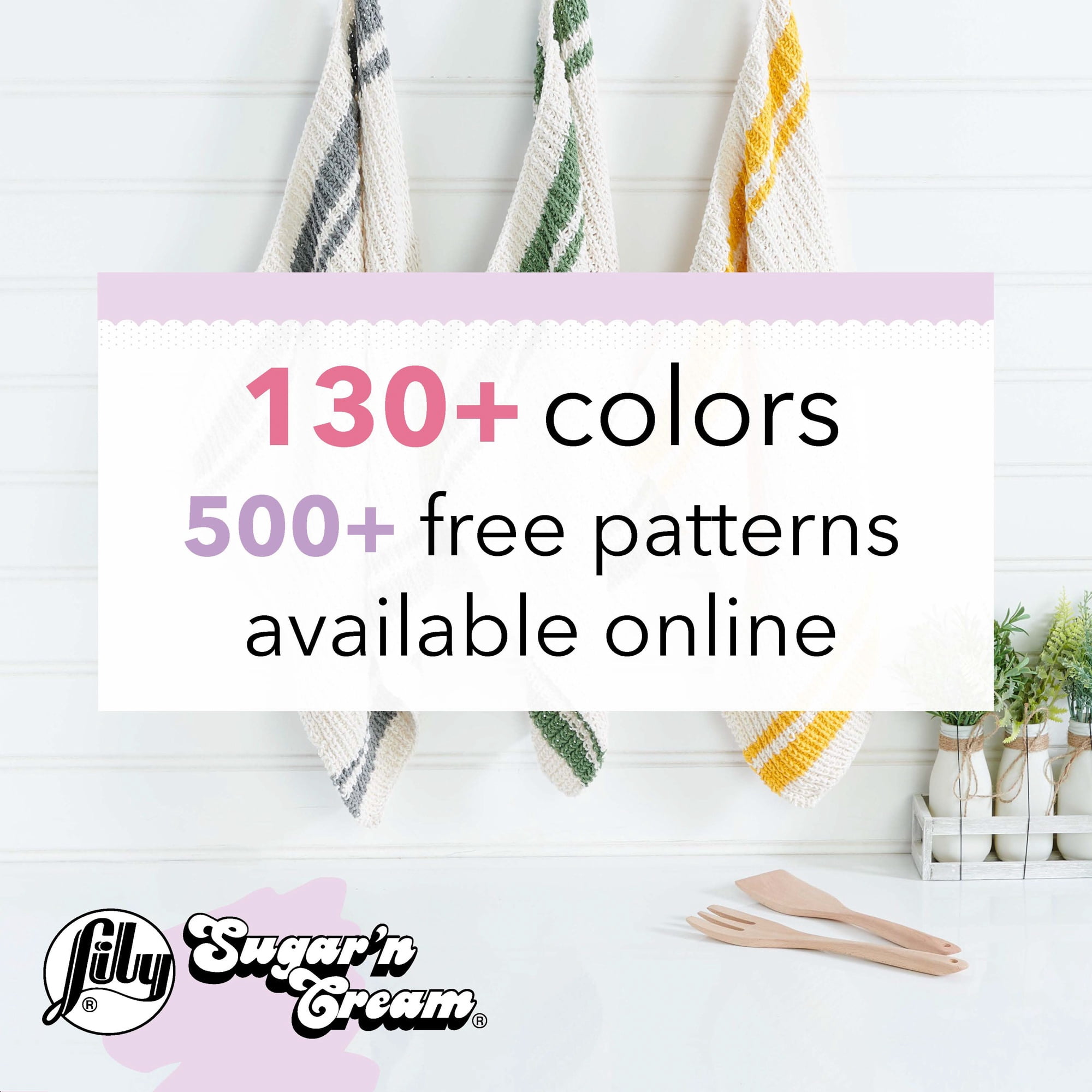 Lily Sugar'n Cream® Fil Super Taille Coton #4 Moyen, 4oz/113g, 200 Yards