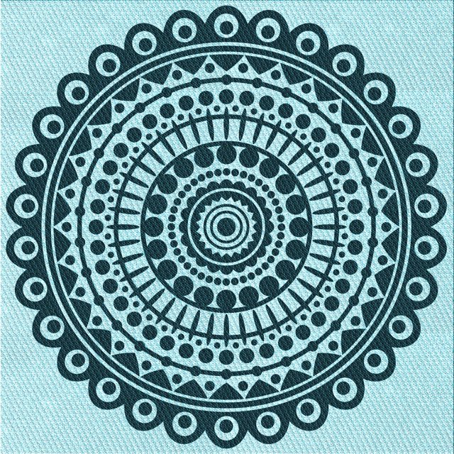 Ahgly Company Tapis d'Intérieur Lavable à la Machine, Carré, Transitionnel, Vert Sarcelle Moyen, Tapis de Zone, 5 Pieds Carré