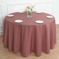 thumbnail image 2 of LNGOOR 108” Wholesale Round Tablecloth Polyester Round Table Linens For Wedding Party Banquet Restaurant -  WHITE, 2 of 11
