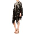 thumbnail image 3 of Womens Oversize Hand Beaded Fringed Sequin Evening Shawl Wrap, 3 of 5