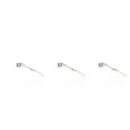 thumbnail image 1 of yingyy Model Railway Lamp Outdoor 1:87 Scale Streetlight Building LED Park Light Garden Yard Building Layout Decorations Type A Gray 3Set, 1 of 6