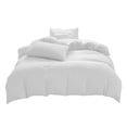 thumbnail image 2 of All-Season Bedding Set - 4-Piece Washable Solid Color Bed Sheet Duvet Cover and Pillowcases, 2 of 9
