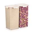 thumbnail image 1 of Sorbus 2-Pack Extra Tall Square Airtight Food Storage Containers – Clear Stackable Pantry, 1 of 8