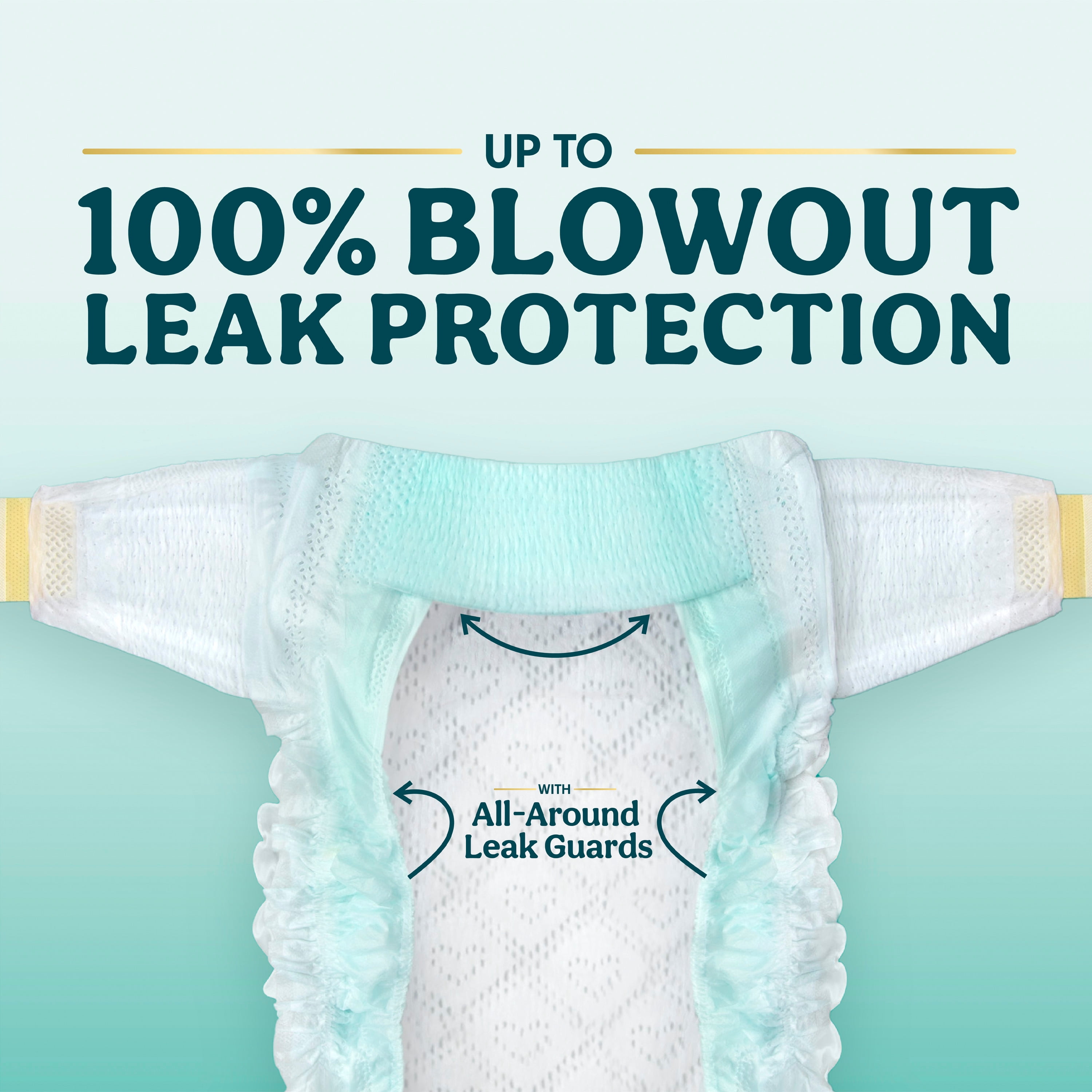 Pampers Swaddlers Diapers, S2 (10-22 lbs), Count, Absorbent, Keeps Baby Dry and Comfortable