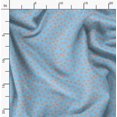 thumbnail image 2 of Soimoi Blue Rayon Fabric Shells Ocean Print Sewing Fabric Yard 56 Inch Wide, 2 of 6
