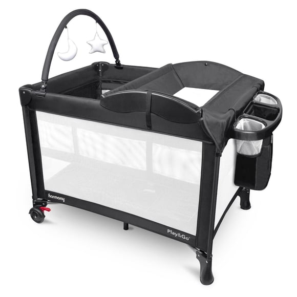 Harmony 0801006NTL Parc Play & Go All-in-One, Noir