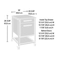 thumbnail image 3 of Sauder La Collection Briarbrook® Caisson mobile, Finition Barrel Oak, 430078, 3 of 9