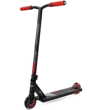 Kids & Teens Pro Stunt Scooter Ages 8–13 – Beginner Freestyle Trick Scooter,110 mm Alloy Core Wheels, Black/Red – Madd Gear Carve Elite