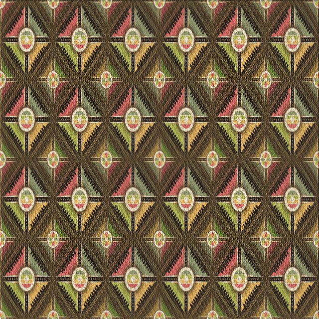 Ahgly Company Tapis d'Intérieur Lavable à la Machine, Carré, Transitionnel, Brun Cannelle, Tapis de Zone, 5 Pieds Carré