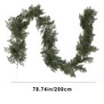 thumbnail image 3 of Leutsin Christmas Decorations Indoor Outdoor,Christmas Tree Decorations,Simulation Green Plant Needle Rattan 2 Meters Encrypted Plastic Christmas Decoration Vines Layout Christmas Needle Rattan, 3 of 6