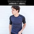 thumbnail image 2 of SPXTREME [5 Pack] T-Shirts à Col Rond pour Hommes, Coupe Sèche, Vêtements de Sport, Course, Gym, Entraînement, Séchage Rapide, 2 of 9