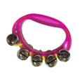 thumbnail image 4 of Milaget Hand Bell Musical Tambourine Mini Percussion Tambourines for Kindergarten Pink, 4 of 9