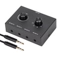 thumbnail image 2 of 4 Ports 3.5mm Stereo Passive Switcher, 1 Output Special Design Easy To Use Converter Sturdy  For MP4 For Headphones, 2 of 8