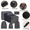 thumbnail image 3 of Hweilai Cubes d'Emballage Organisateurs d'Emballage pour Bagages pour Accessoires de Voyage, 3 of 5