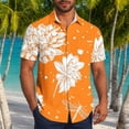 thumbnail image 2 of Pisexur T-shirts pour Hommes, Mode Décontractée Imprimée avec Poche, Boutons, Manches Courtes, Col Rabattu, Chemise de Golf Bleue, 3TG, 2 of 7
