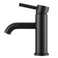 thumbnail image 4 of Ancona Valencia Series Single Lever Bathroom Faucet in Matte Black, 4 of 6