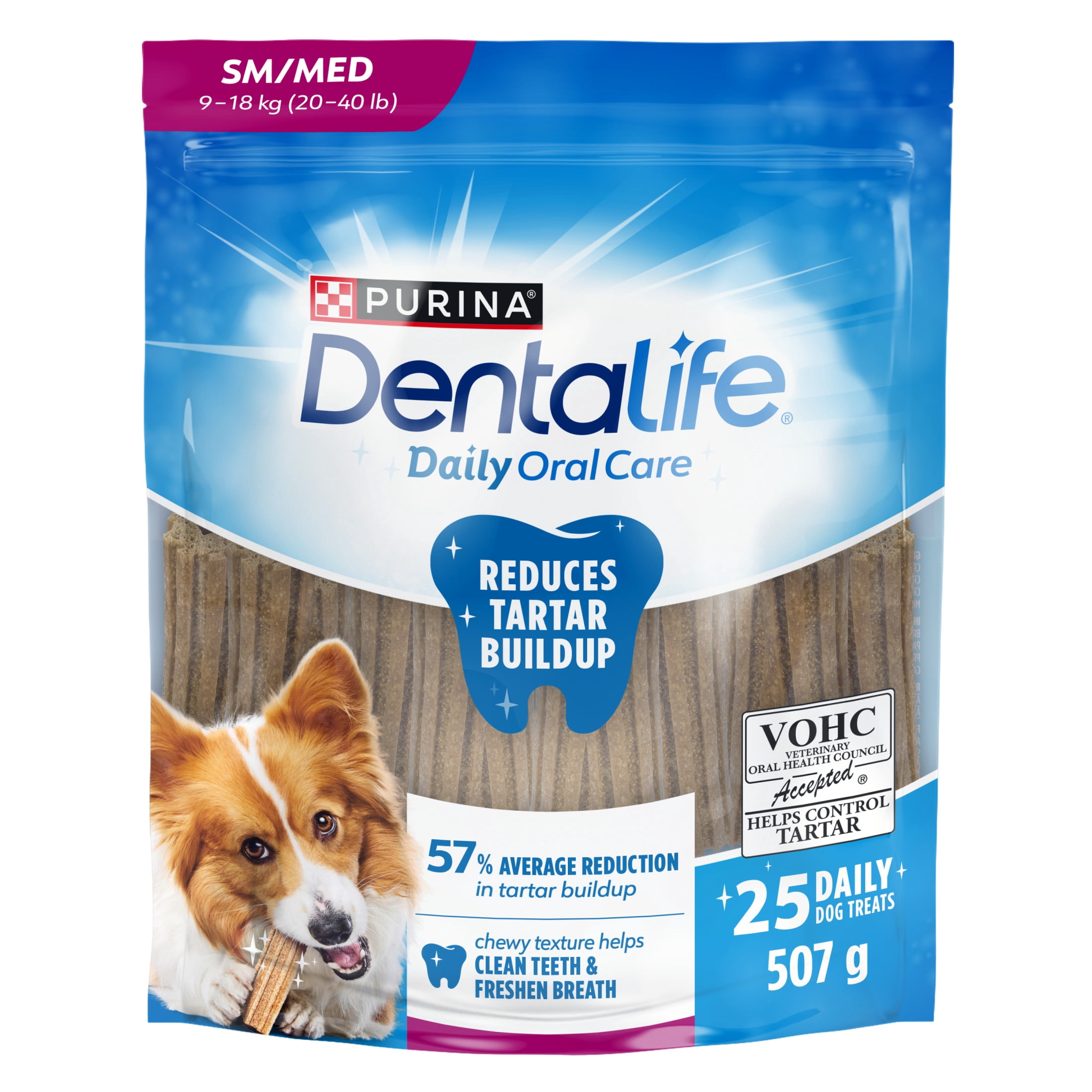 DentaLife Gâteries pour Chiens pour les Soins Buccodentaires Quotidiens pour Races Petites et Moyennes