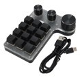 thumbnail image 1 of Mini Macro Mechanical Gaming Keypad,12 Keys Mechanical Keyboard One Handed Programmable Mechanical Keyboard Programmable Macro Keyboard Finest Materials, 1 of 14