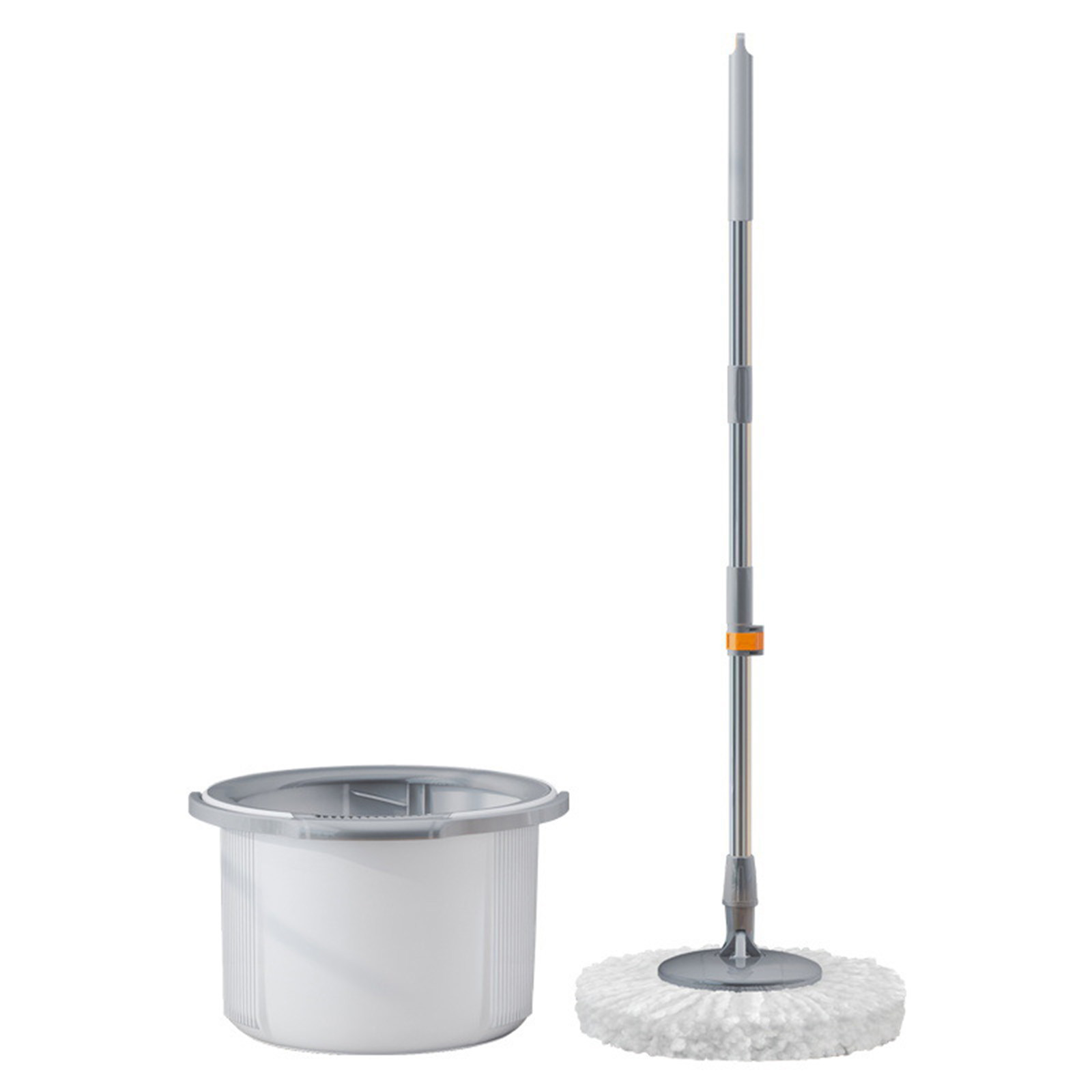 EGNMCR Cleaning Supplies, Sweeping Mop And Bucket With Wringer Set- Support Self Separation Sewage And Clean Water-Telescopic Stainless-Steel Mop Cleaning Bucket Mop For Floors Kitchen portable mop